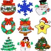 Pequenos Adesivos de Janela de Natal Natal, Janela de Hotel, Decorações de Porta e Janela de Casa Presentes de Natal Dupla Face