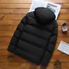 Abrigo de Algodón Grueso con Capucha y Forro de Polar para Hombre en Invierno, Chaqueta Versátil Cálida y Casual para Protección contra el Frío al Aire Libre