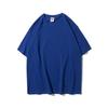 Camiseta de Algodón Puro con Hombros Caídos y Cuello Redondo de Manga Corta para Hombre, Marca de Moda Ag280G, Ropa de Trabajo Holgada Engrosada con Diseño Estampado por Transferencia de Calor