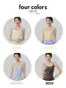 Nuevo Estilo Chaleco de Yoga para Mujer con Copas Fijas, Sexy Diseño de Encaje, Espalda Hermosa, Transpirable Top sin Mangas Fitness para Pilates