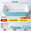 Vajilla de Melamina, Plato Rectangular Tipo Porcelana para Comida Cocinada, Brochetas, Platos Fríos, Uso Comercial, Plato de Exhibición para Platos Estofados y Productos de Pato
