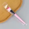 Cepillo de silicona para mascarillas, cepillo de maquillaje, cepillo de pelo suave, herramientas de maquillaje para mascarillas de barro, cepillo de ácido de frutas en forma de abanico