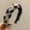 Diadema de lunares versátil estilo coreano Maillard, un imprescindible para peinar y recoger los pelos sueltos, nuevo modelo 2026, para uso diario, accesorio para el cabello para mujer