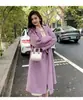 Abrigo de Lana para Mujer, Longitud Media, Nuevo Estilo Otoño e Invierno 2026, Estilo Hepburn, Elegante, Petite, Corte Holgado, Chaqueta de Lana Estilo Coreano