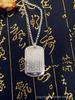 Direto da fábrica de moda escritura tag novo Lotus retro coração sutra colar homens enviam amigos presentes de jóias
