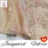 En stock tela jacquard teñida en hilo cóncava tridimensional seda dorada y plateada rosa vestido para ropa infantil