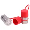 Tampa de Proteção contra Poeira para Engate Rápido Hidráulico ISO7241-A/B FF Face Plana KZE Conector de Tampa de Proteção para Engate Rápido Manga Protetora