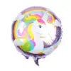 Balão de Filme de Alumínio Folha de Alumínio Cavalo Arco-Íris Unicórnio Grande Médio Mini Decoração de Festa de Aniversário Infantil Arranjo
