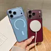 Capa Magnética Transparente Ultrafina para Celular para iPhone 18 Pro Max Apple 17 PM Proteção Precisa para Lente com Recorte