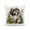 Funda de almohada con estampado de animal popular de Temu transfronteriza Cojín suave personalizado para sofá Funda de almohada decorativa para el hogar y el dormitorio