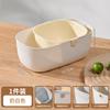 Caja de Almacenamiento de Snacks de Semillas de Girasol para Persona Perezosa, Frutero Multifuncional de Grado Alimenticio para Sala de Estar, Cocina, Cesta Escurridora Doble Capa para Lavar Arroz y Fruta