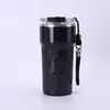 Caneca de Café de Aço Inoxidável 316 de Alta Qualidade, Copo Portátil Isolado a Vácuo para Uso Externo com Alça de Transporte, Design Simples para Uso no Carro