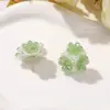 Brincos de Flor Cluster de Pérolas de Cristal Redutoras de Idade para Meninas que Sentem Oxigênio DIY Brincos de Florzinhas Frescas e Energéticas para Primavera e Verão para Mulheres