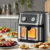 25 Fritadeira de ar transfronteiriça fritadeira de ar 15L grande capacidade doméstica visual multifuncional fritadeira elétrica máquina de batatas fritas