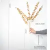 Hoja de Eucalipto Ginkgo Dorado Simulación Hoja Año Nuevo Sala de Estar Decoración Adornos Florales Hojas Doradas Flores de Simulación Acero Inoxidable