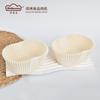 Atacado Bandejas de Papel Descartáveis R19 Retangulares para Alimentos, Papel Branco Natural Siliconado para Base de Assar Bolo