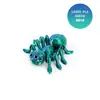 Ornamento de Aranha Multi-Olhos Transfronteiriço Impresso em 3D, Decoração de Mesa Animal Realista com Articulações Integradas Móveis, Atacado