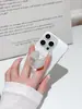 Soporte de Airbag para Teléfono Móvil Estilo Ins Coreano Diamante Brillante Lazo Retráctil Perezoso Soporte de Escritorio para Ver Series Portátil