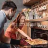 Guantes Retardantes de Llama, Ignífugos y Resistentes a Altas Temperaturas 800 Grados Barbacoa Horno de Microondas Horneado Silicona Aislamiento Anti-Quemaduras