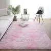 Tapete de Lã de Seda de Pelo Alto Transfronteiriço para Quarto, Sala de Estar, Sofá, Mesa de Centro, Macio Antiderrapante Cor Sólida Atacado Tapete de Cabeceira