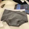 "Soft Collector" Estilo Salero Rayas Chicas Nuevos Calzoncillos tipo Bóxer de Algodón Puro para Mujer 10A Antibacterianos Entrepierna Extendida