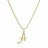 Nuevo Cadena de Serpiente de Aleación Creativa Simple con Incrustaciones de Diamante Cadena para Clavícula Dorada para Mujer