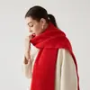 Su Zhi Silk reunião anual lenço vermelho personalizado presente corporativo lenço 100% lã pura mohair personalizado atacado