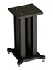 Soporte de Altavoz de Piso con Bandeja Estantería Soporte Pequeño para Altavoz Trípode de Audio Soporte Amortiguador de Vibraciones para Escritorio