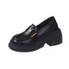 Zapatos Británicos de Cuero Estilo Universitario para Mujer, Novedad Primavera 2026 Mocasines Estudiantiles Antideslizantes de Suela Gruesa, Zapatos Individuales de Moda JK