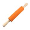 20cm rolo médio rolo rolo pino Mini alongado cabo de madeira silicone farinha vara rolando pino ferramentas de cozinha atacado