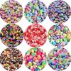 Rodajas de Arcilla Suave Multiestilo Cuentas Sueltas Materiales para Pulseras, Collares, Bolsas de Ropa, Accesorios de Joyería DIY