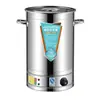 Balde de Água com Aquecimento Elétrico de Grande Capacidade para Uso Comercial, Balde de Sopa, Balde para Ferver Artemísia para Cuidados Pós-Parto, Balde Elétrico de Aquecimento para Terapia Capilar e Fervura de Ervas da Medicina Tradicional Chinesa