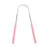 Variedad de colores raspador de lengua en forma de U placa limpiadora de lengua limpieza bucal cepillo para lengua raspador de lengua de acero inoxidable juego de tres piezas