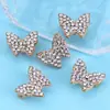 Venda Quente Transfronteiriça Luxo Acessível Pingente Borboleta Material para Acessórios DIY Liga Galvanizada Pulseira Perfurada Colar Brincos Pendente