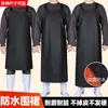 Delantal impermeable y a prueba de aceite de PVC compuesto, estampado personalizado con texto y gráficos, personalización de tamaño disponible, delantal de trabajo duradero y resistente al desgaste