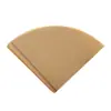 50 Piezas de Papel Filtro para Café Tipo 101, Fibra de Madera, Capacidad 1-2 Tazas, Grado Alimenticio, Plegable, Absorbente, para Preparación Manual