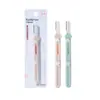 Conjunto LMLTOP de 3 peças de depiladores de sobrancelha dobráveis, ferramentas de beleza, lâminas para tatuagem de sobrancelha e depiladores para aparar sobrancelhas femininas, coleção A0369