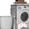 Tendedero de Ropa para Balcón, Gadget para Secar Zapatos, Barandilla Exterior Antirrobo Ventana Varilla Plegable para Secar, Reposapiés Telescópico para Sandalias en Repisa de Ventana