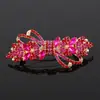 Pasador de strass estilo coreano tocado de nicho para adultos pinza de resorte para mujer clip para coleta baja parte trasera de la cabeza accesorios para el cabello simples versátiles