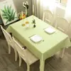 Mantel de estilo japonés para el hogar, antiescaldadura, impermeable, a prueba de aceite, lavable, de PVC, a cuadros, para mesa de centro, para dormitorio
