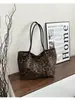 Bolso Tote Grande de Moda Casual Versátil con Estampado de Leopardo para Mujer 2026 Nuevo Popular Bolso de Hombro para el Trabajo