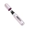 Botella Recargable de Perfume de Carga Inferior de 5 ml con Ventanilla Pequeña, Cabeza Redonda, Mini Botella Spray Autocebante, Botella de Muestra Desmontable
