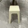 Taburete de plástico engrosado para uso doméstico, extra grueso, moderno y simple, apilable, cómodo para sentarse a largo plazo, taburete redondo alto