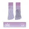 Calcetines de Cinco Dedos Pilates Profesional Antideslizantes Calcetines de Yoga para Mujer Fitness Deportes Entrenamiento Especial Verano Finos Calcetines de Dedo Dividido