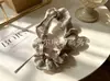 Scrunchies Dulces de Malla Colorida Organza con Pedrería Estilo Coreano Gomas para el Cabello Tienda de Joyería Fuente de Suministro Fábrica