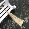 Marcador de página de borla de nó chinês feito à mão para jardim de infância, pequeno espigão para pendurar, para amostra, pode fazer uma variedade de estilos; Acessórios do vestuário
