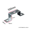 Suporte de Montagem para Bandeja de Cabos Aço Galvanizado Material à Prova de Fogo Suporte Vertical Eixo Vertical Espessado Suporte de Eixo Vertical Acessórios para Bandeja de Cabos