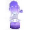 NBA Jordan James jugador de baloncesto serie 3D luz nocturna LED creativa colorida control remoto táctil lámpara de mesa pequeña