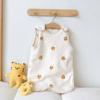 Saco de Dormir para Bebé Estilo Coreano Otoño e Invierno Acolchado para Niños A prueba de Patadas Edredón Chaleco para Bebé Saco de Dormir de Piernas Separadas Pijama Cálido