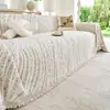 Tela de funda de sofá texturizada minimalista, mitad terciopelo, engrosada para otoño e invierno, adecuada para salas de estar y apartamentos de alquiler, cobertura total